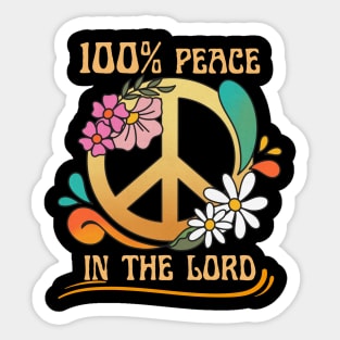 Peace In The Lord Sticker
